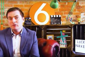 Lee in the lucky 6 office
