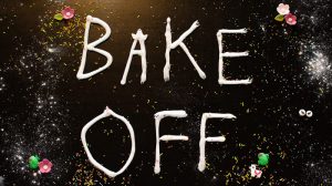 bake off written in icing
